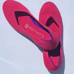 NWOT Rothy’s | Hot Pink Round Toe ‘The Flat’ | 6